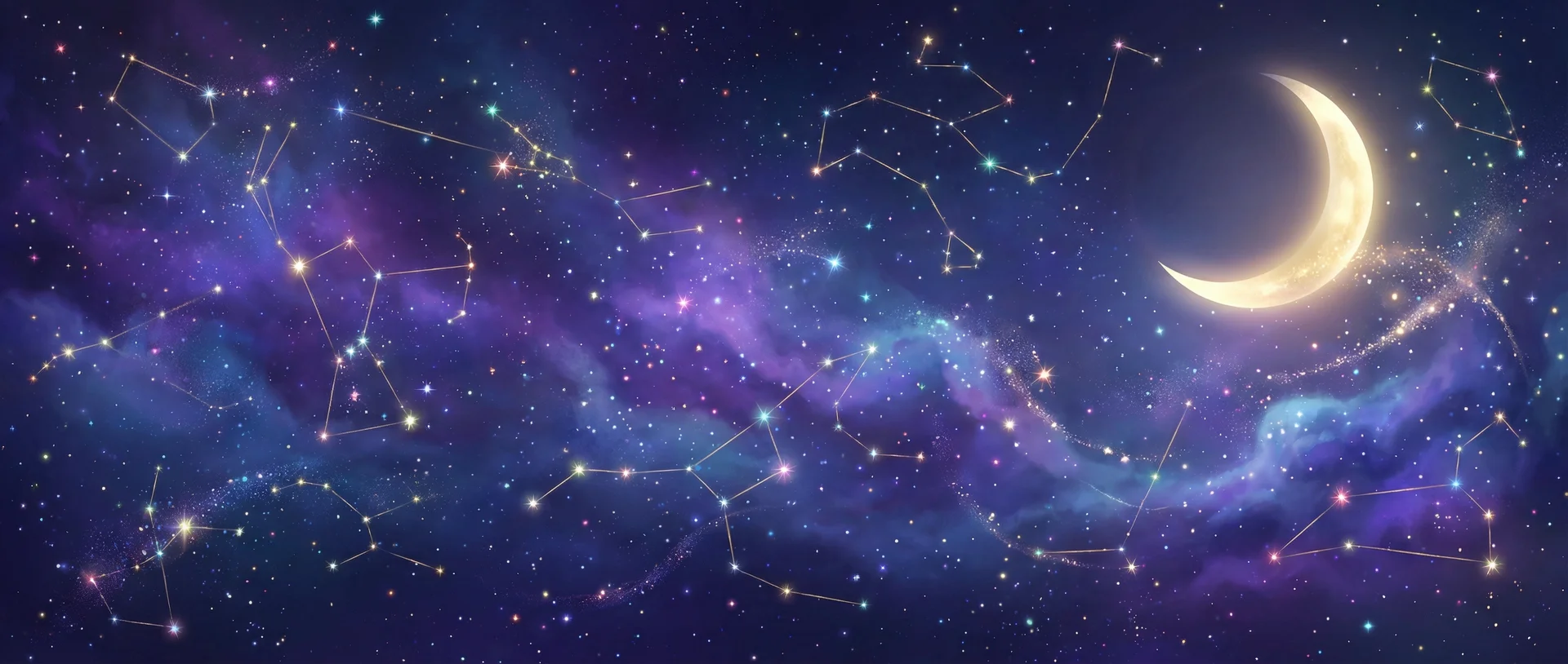 星空背景 - 中山艾莉 | 每日星座运势与塔罗占卜